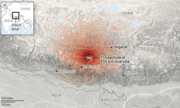 Earthquake near Tibet Holy City kills 126 and injures more than 150 while damaging thousands of buildings